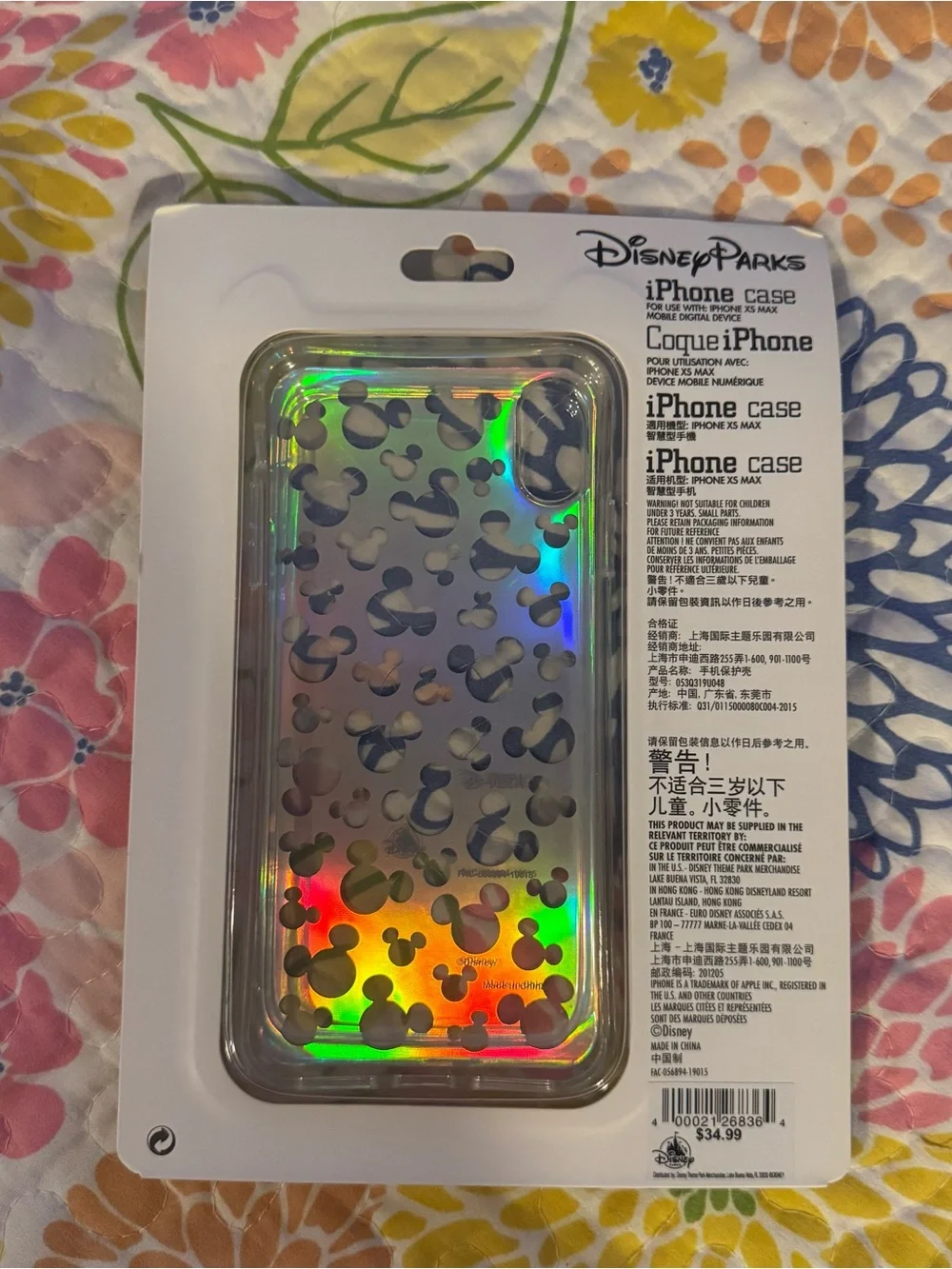 New Disney Mickey iPhone XS case